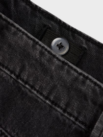 NAME IT High Waist Straight Jeans Rose Black Denim